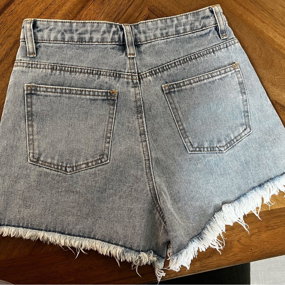 Ultra High Rise Rhinestone Fringe Short - Picture 3 of 7